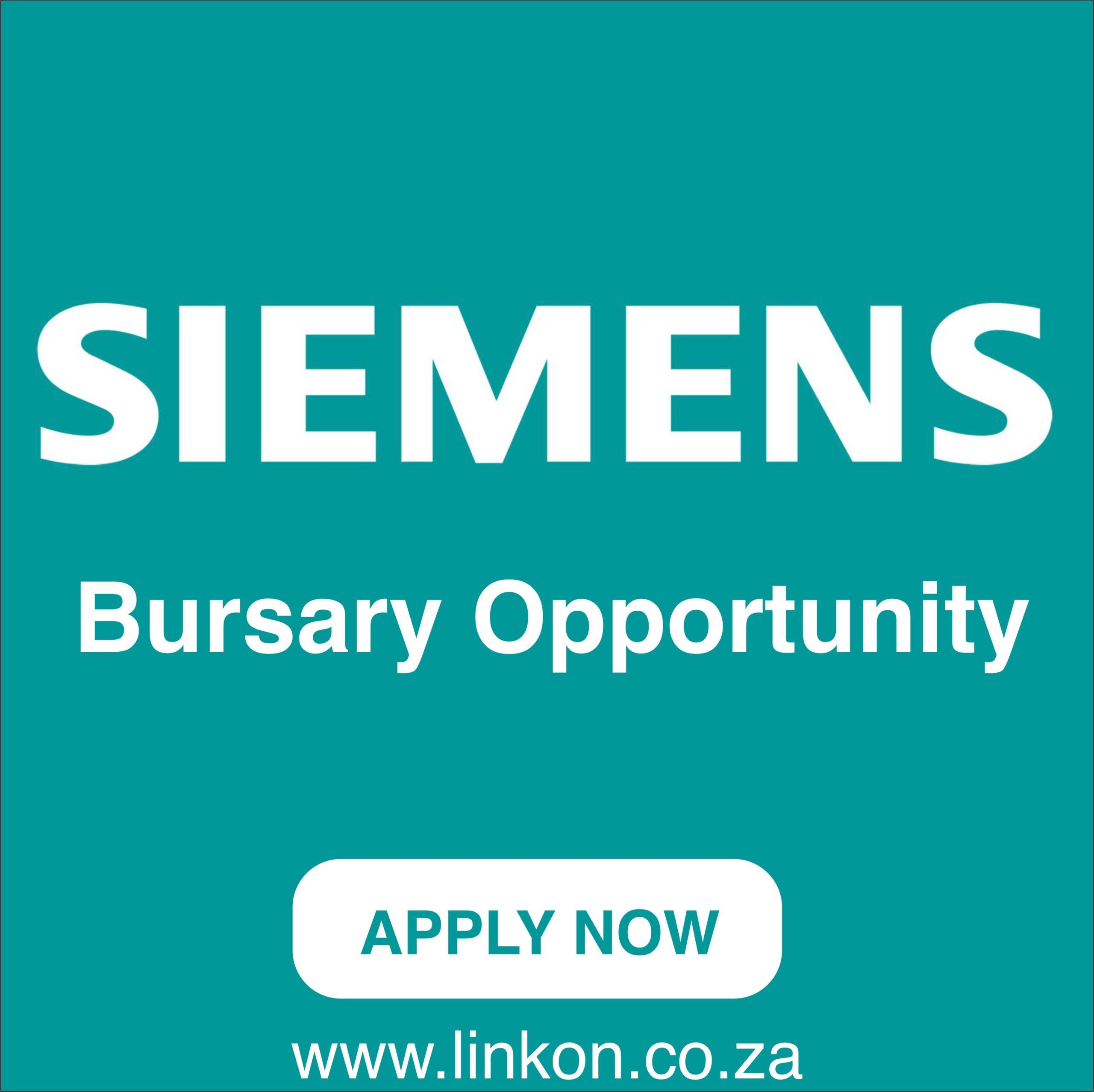 Siemens bursary (matric and university) opportunity 2025 Siemens