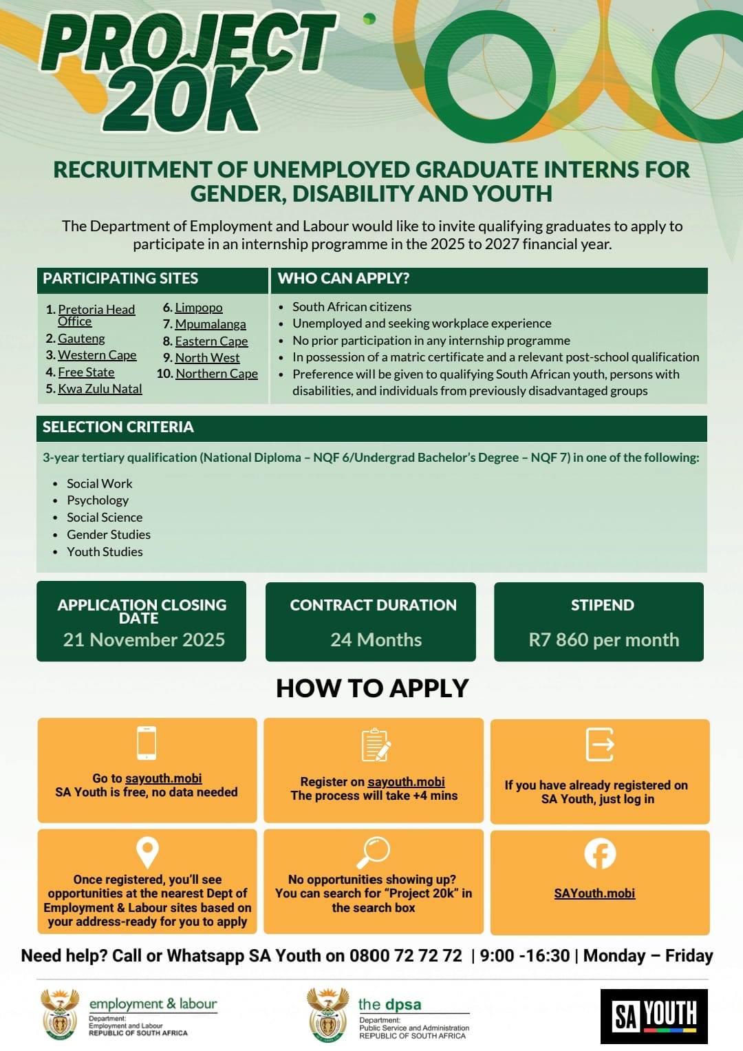 Project 20k — linkon’s nationwide youth opportunity drive project 20k