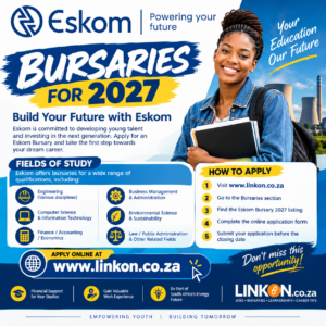 Eskom engineering diploma bursary programme - current diploma students (2027 intake) Eskom Bursary